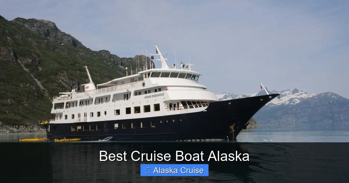 Best Cruise Boat Alaska