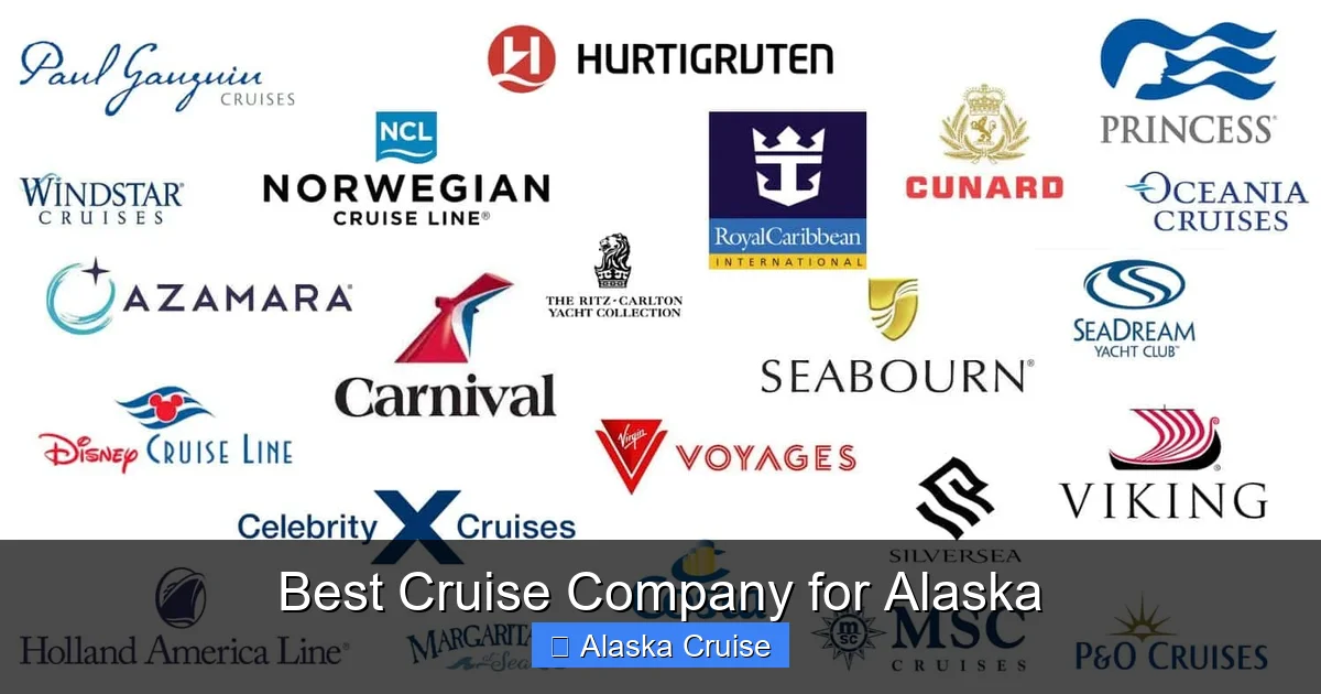 Best Cruise Company for Alaska