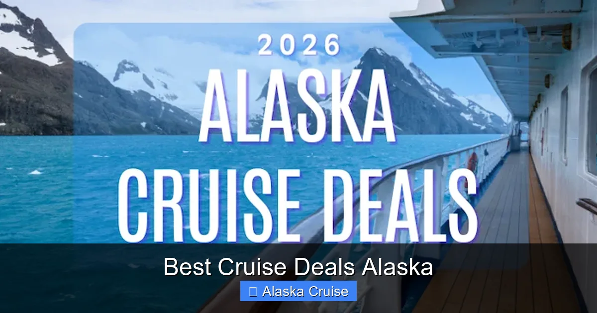 Best Cruise Deals Alaska