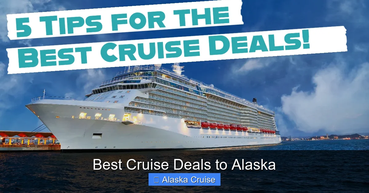 Best Cruise Deals to Alaska