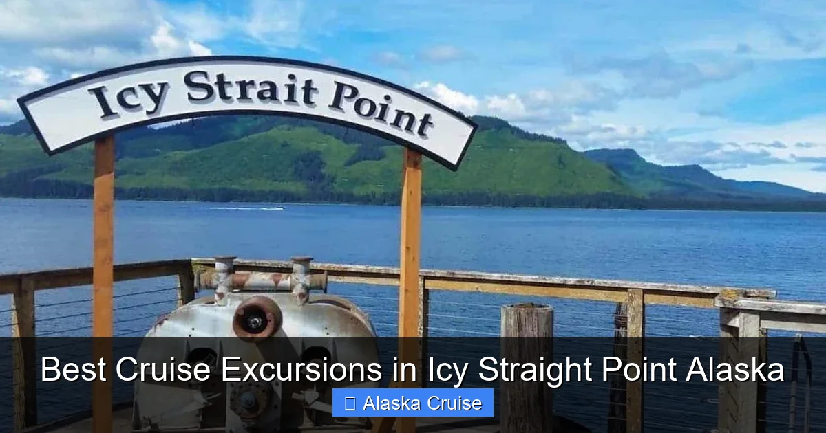Best Cruise Excursions in Icy Straight Point Alaska
