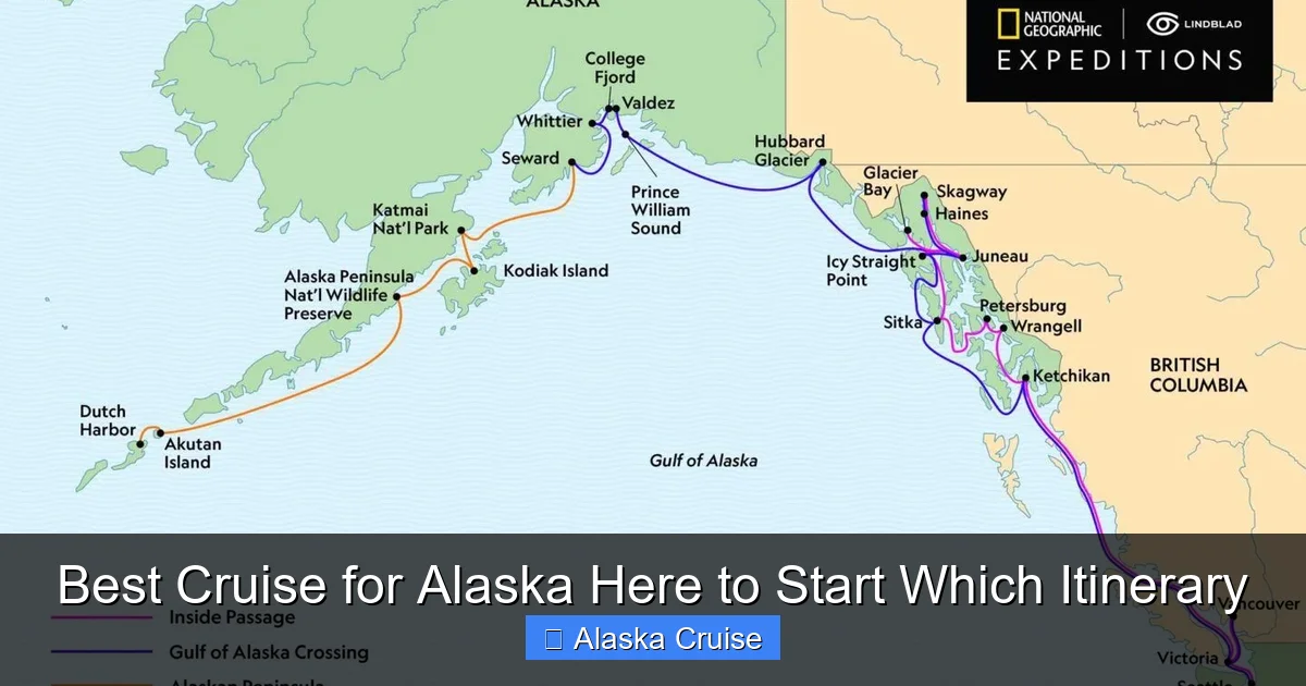 Best Cruise for Alaska Here to Start Which Itinerary