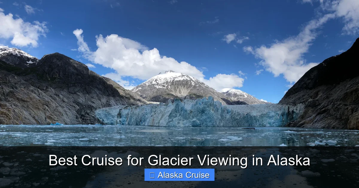 Best Cruise for Glacier Viewing in Alaska