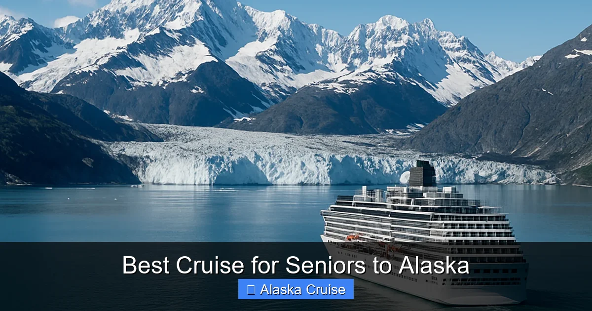 Best Cruise for Seniors to Alaska