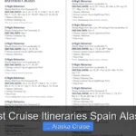 Best Cruise Itineraries Spain Alaska