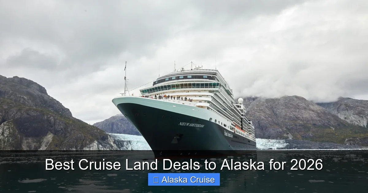 Best Cruise Land Deals to Alaska for 2026