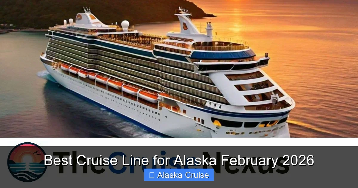 Best Cruise Line for Alaska February 2026