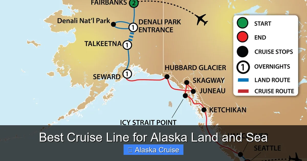 Best Cruise Line for Alaska Land and Sea