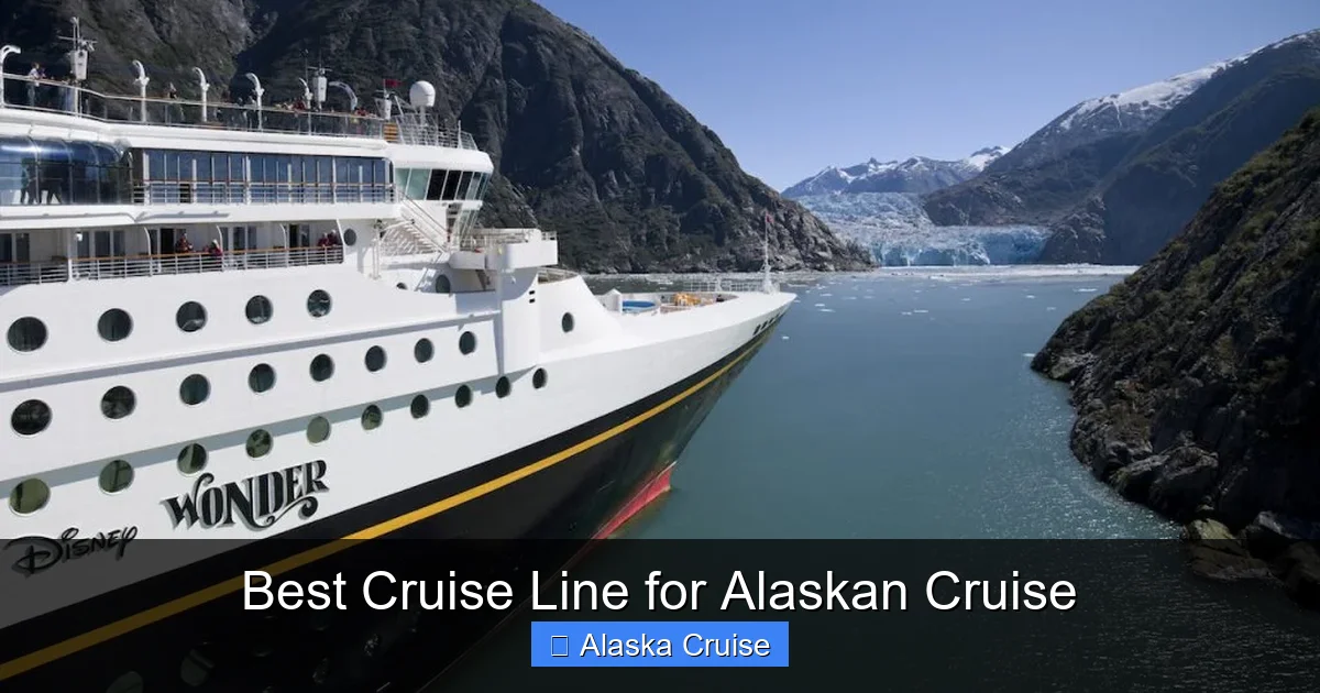 Best Cruise Line for Alaskan Cruise