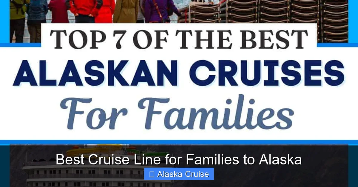 Best Cruise Line for Families to Alaska