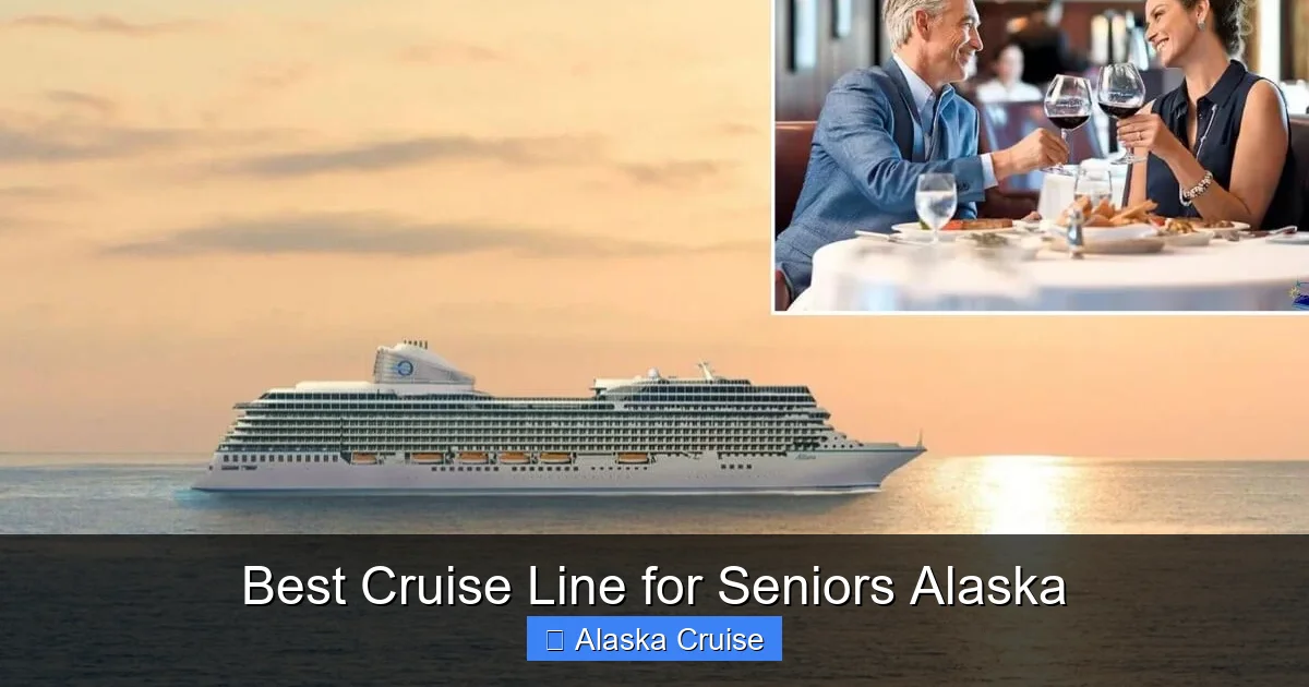 Best Cruise Line for Seniors Alaska