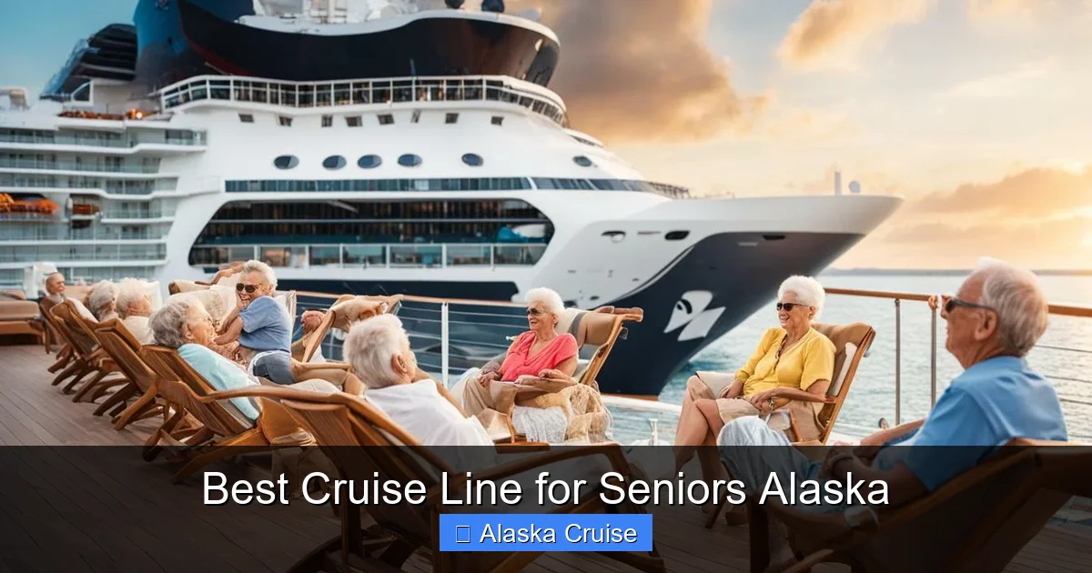Best Cruise Line for Seniors Alaska