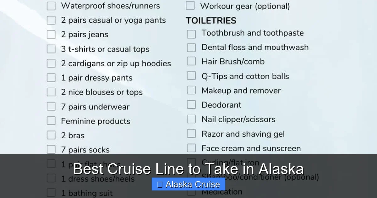 Best Cruise Line to Take in Alaska