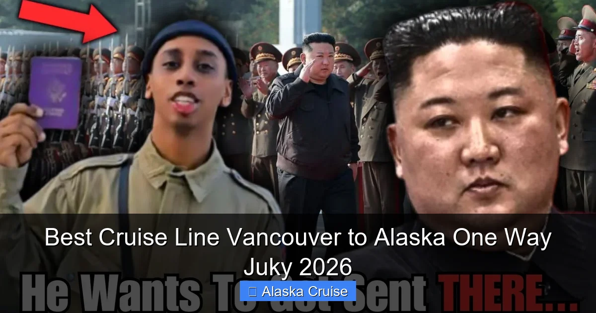 Best Cruise Line Vancouver to Alaska One Way Juky 2026