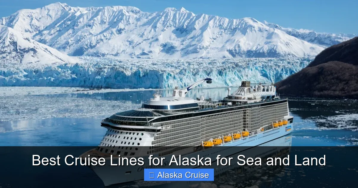 Best Cruise Lines for Alaska for Sea and Land