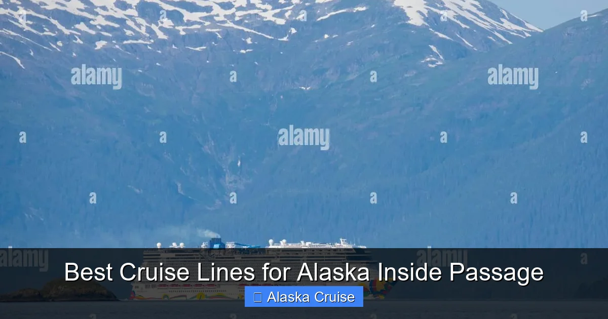 Best Cruise Lines for Alaska Inside Passage
