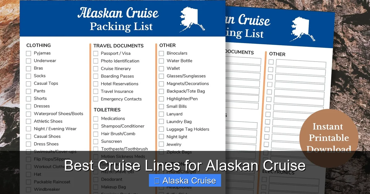Best Cruise Lines for Alaskan Cruise