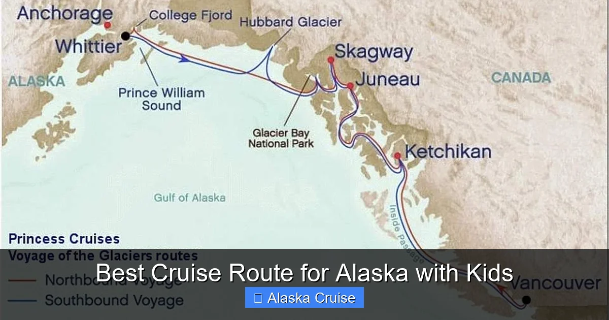 Best Cruise Route for Alaska with Kids