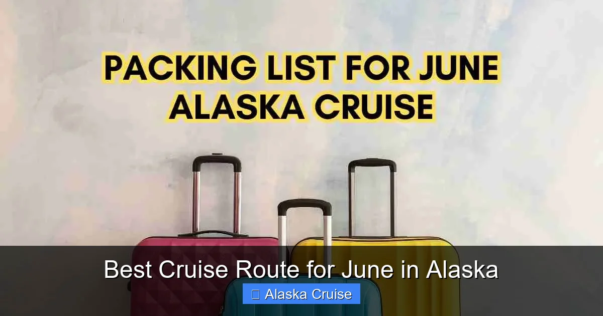 Best Cruise Route for June in Alaska