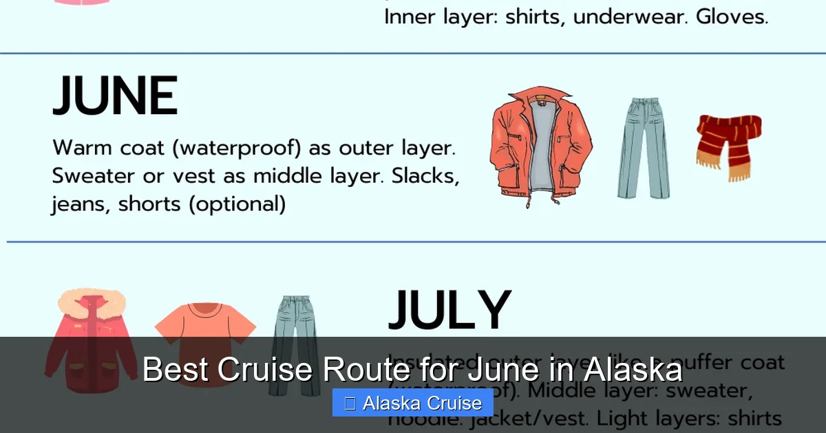 Best Cruise Route for June in Alaska