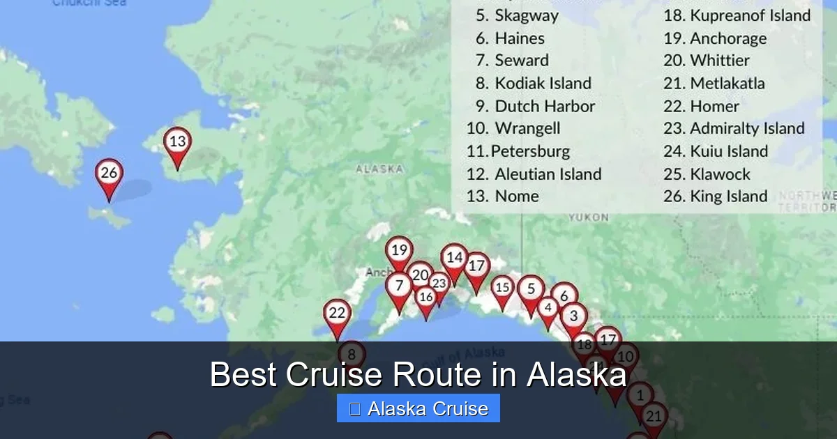 Best Cruise Route in Alaska
