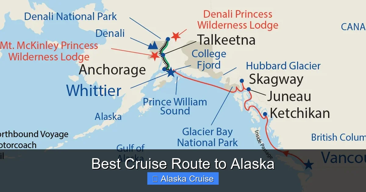 Best Cruise Route to Alaska