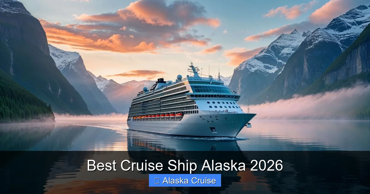 Best Cruise Ship Alaska 2026