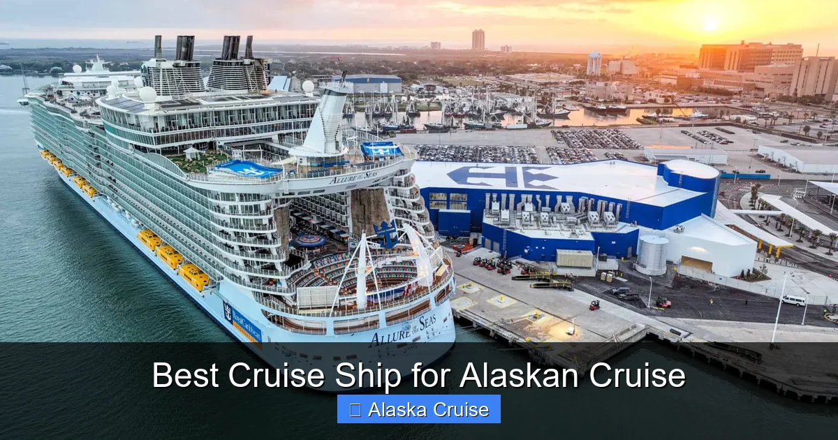 Best Cruise Ship for Alaskan Cruise
