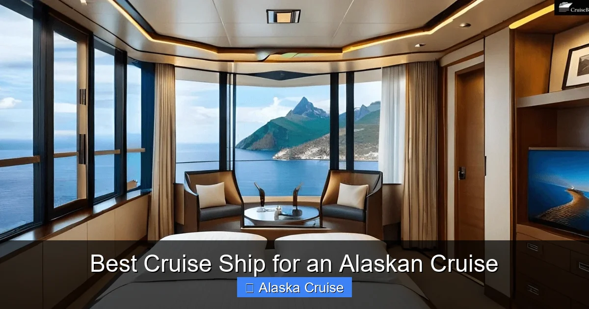 Best Cruise Ship for an Alaskan Cruise