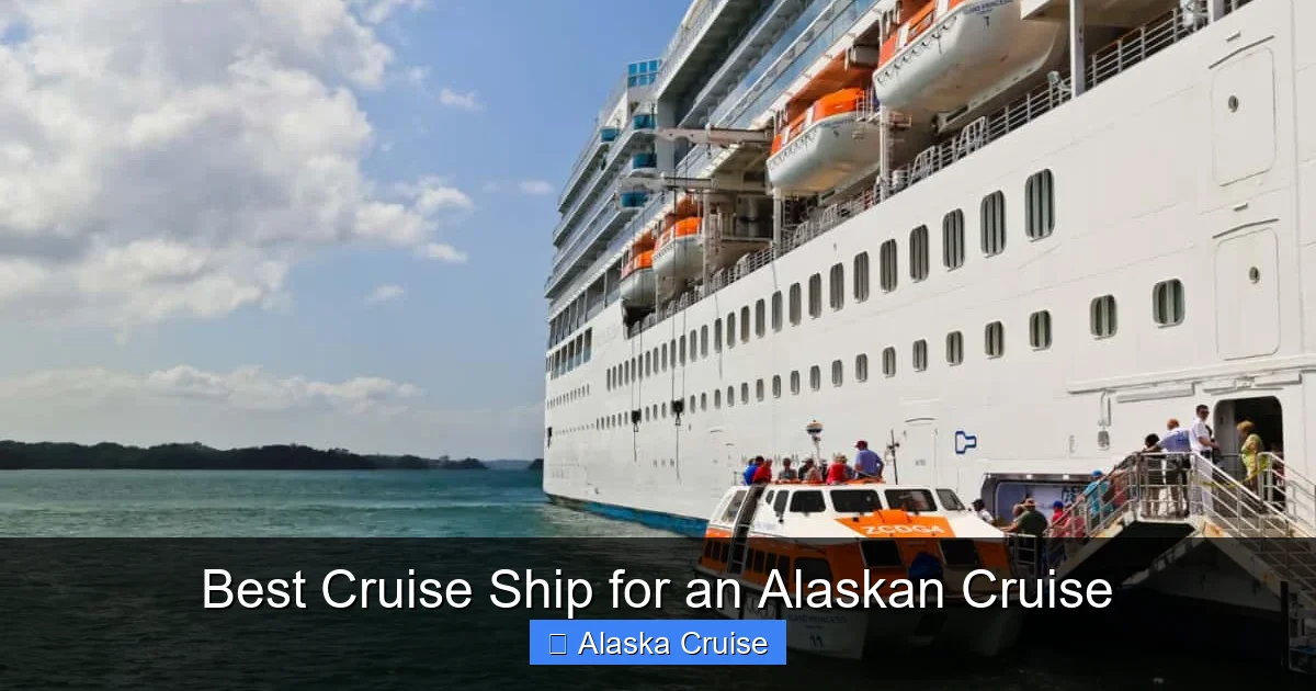 Best Cruise Ship for an Alaskan Cruise