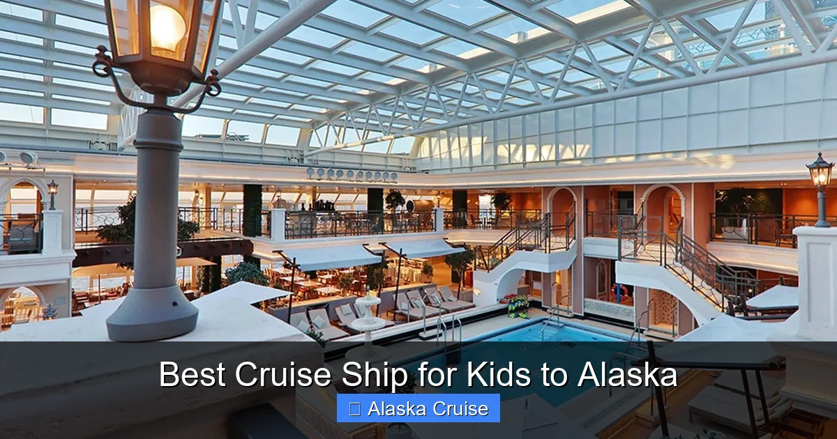 Best Cruise Ship for Kids to Alaska