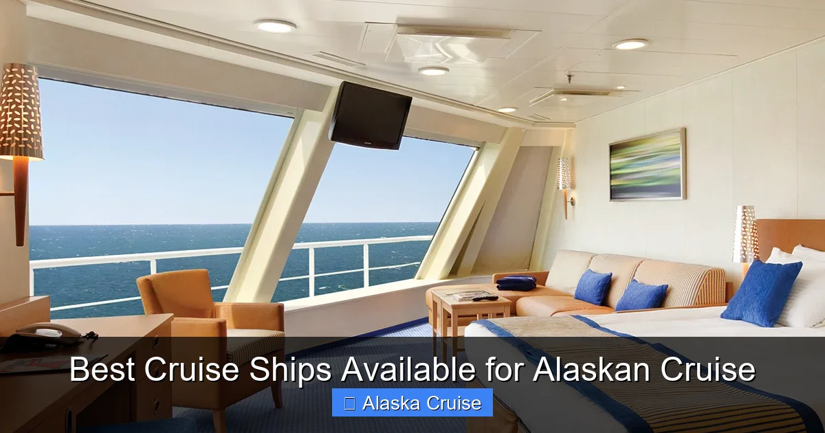 Best Cruise Ships Available for Alaskan Cruise