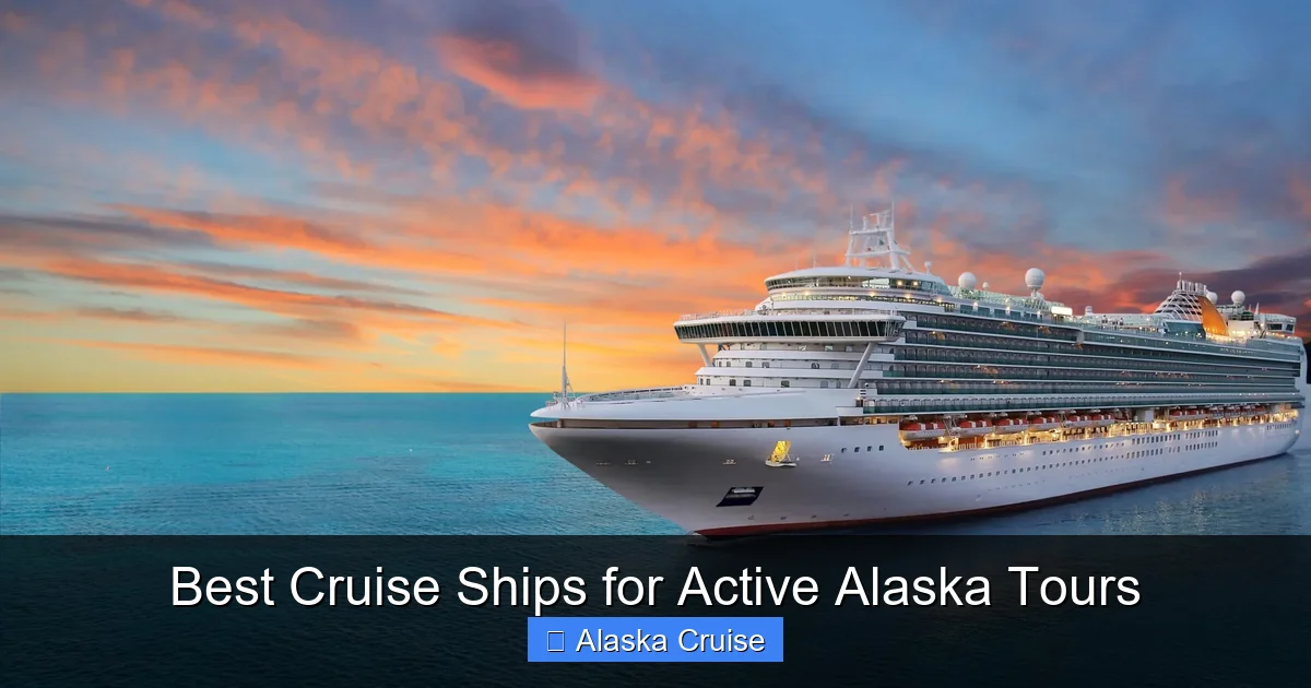 Best Cruise Ships for Active Alaska Tours