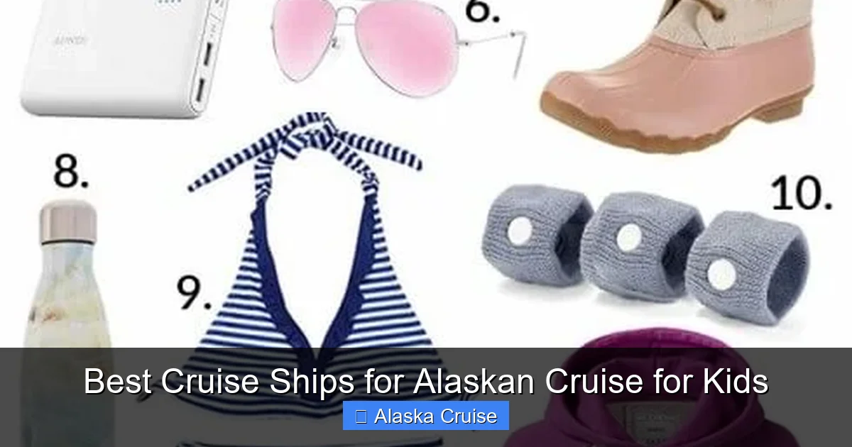 Best Cruise Ships for Alaskan Cruise for Kids