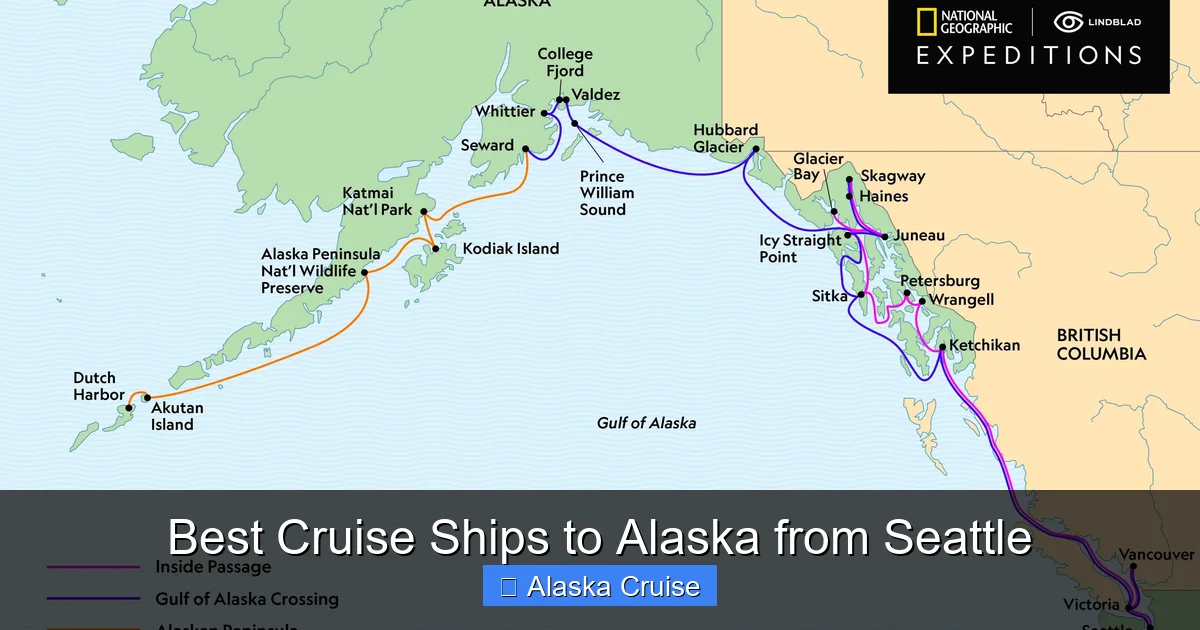 Best Cruise Ships to Alaska from Seattle