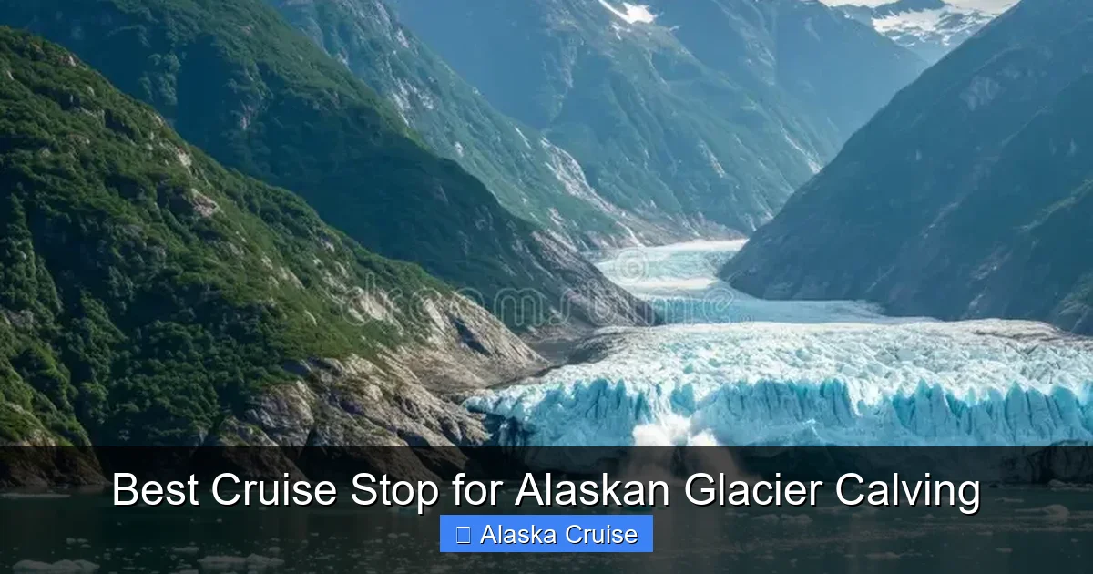 Best Cruise Stop for Alaskan Glacier Calving