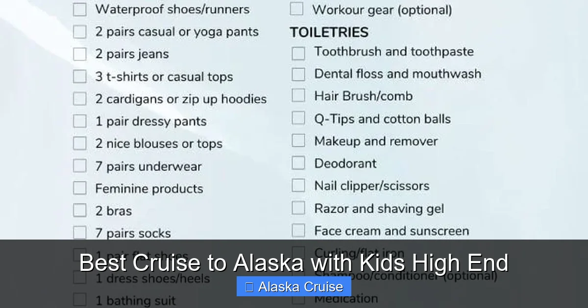 Best Cruise to Alaska with Kids High End