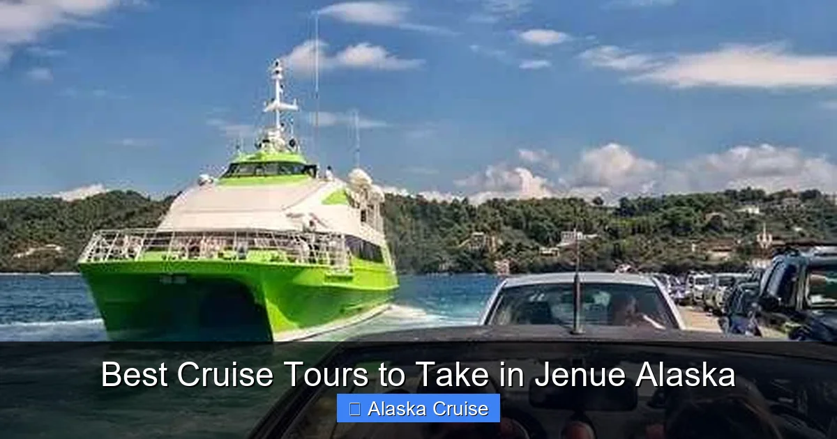 Best Cruise Tours to Take in Jenue Alaska