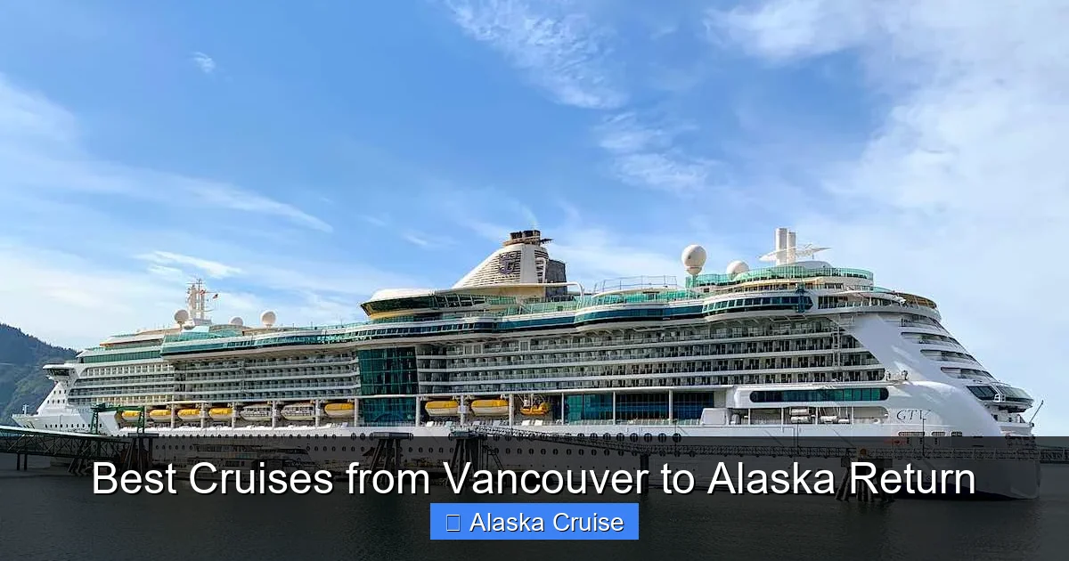 Best Cruises from Vancouver to Alaska Return