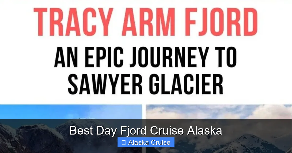 Best Day Fjord Cruise Alaska