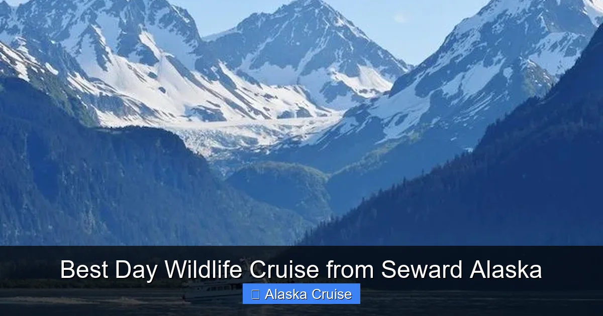 Best Day Wildlife Cruise from Seward Alaska