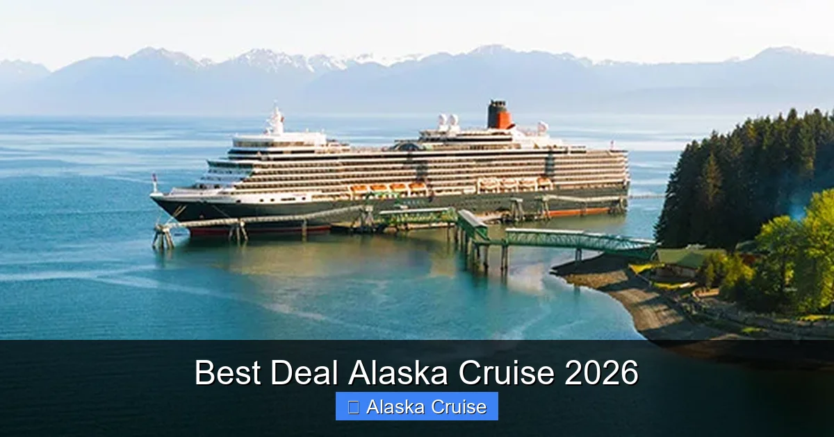 Best Deal Alaska Cruise 2026