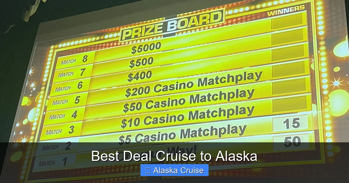 Best Deal Cruise to Alaska