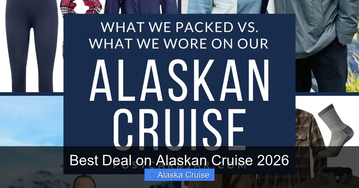 Best Deal on Alaskan Cruise 2026