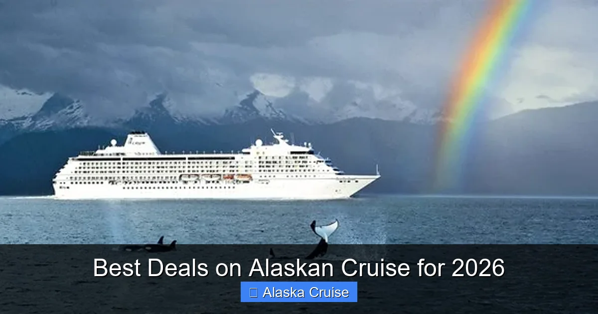 Best Deals on Alaskan Cruise for 2026