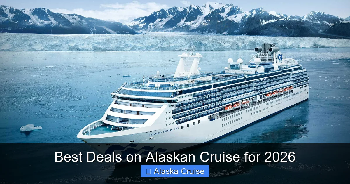 Best Deals on Alaskan Cruise for 2026