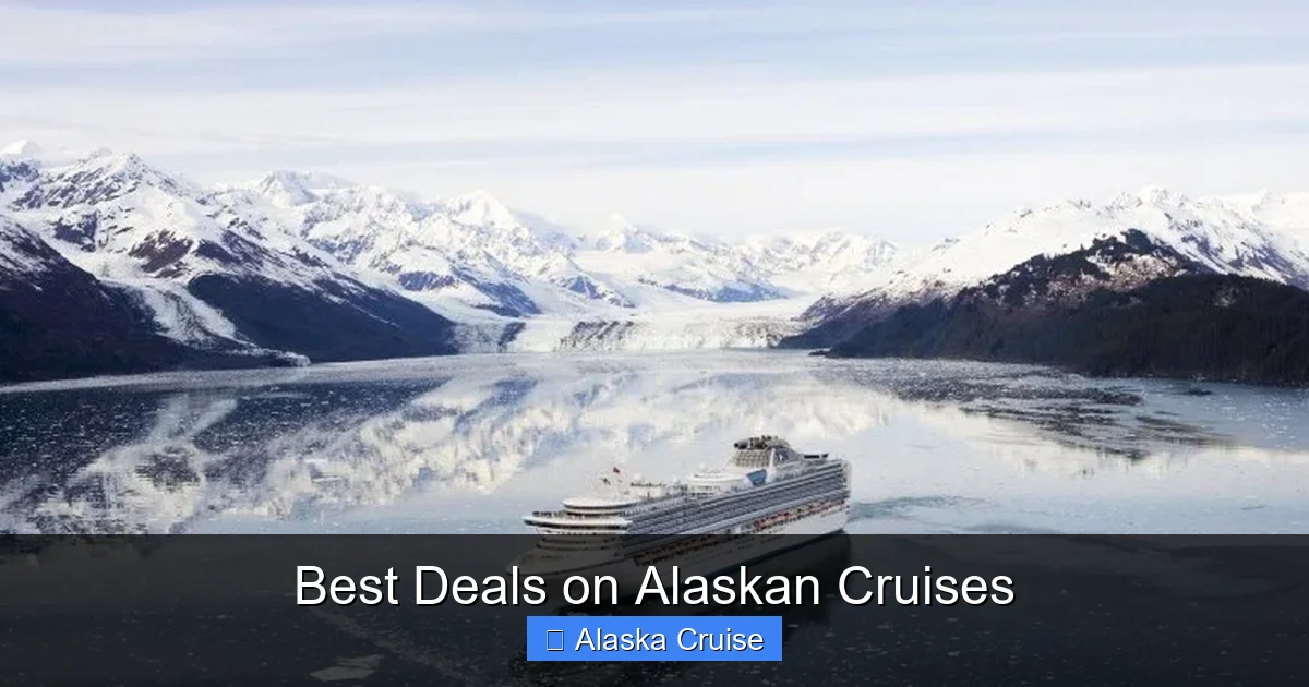 Best Deals on Alaskan Cruises