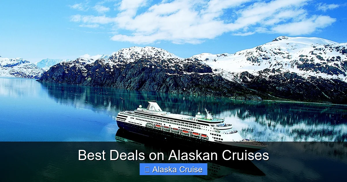 Best Deals on Alaskan Cruises