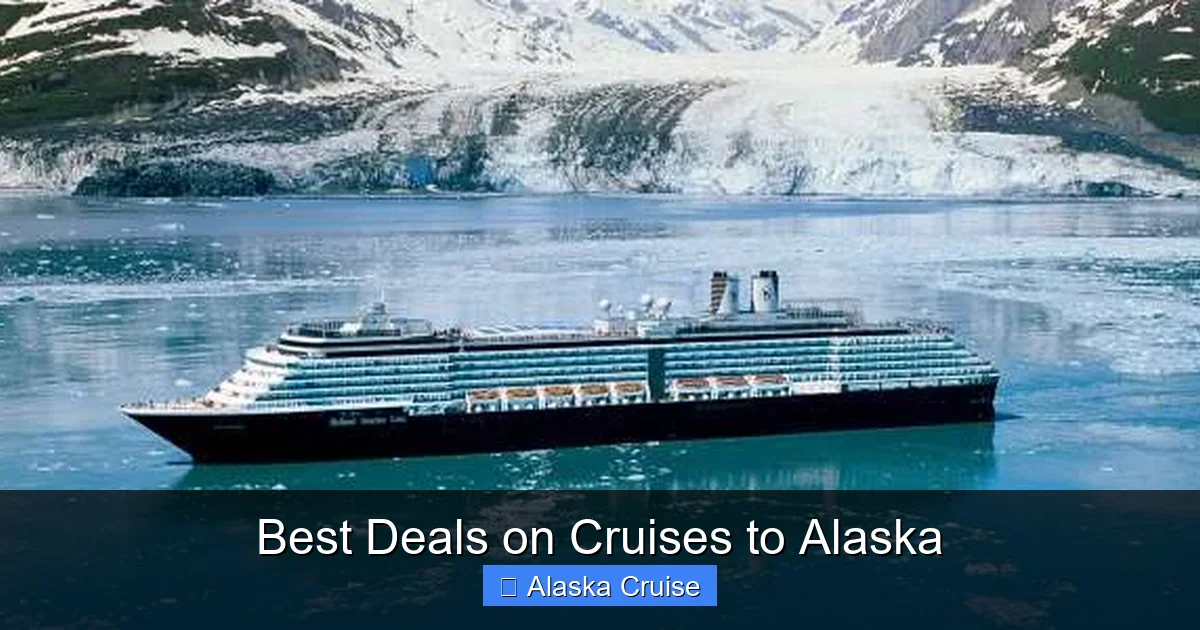 Best Deals on Cruises to Alaska