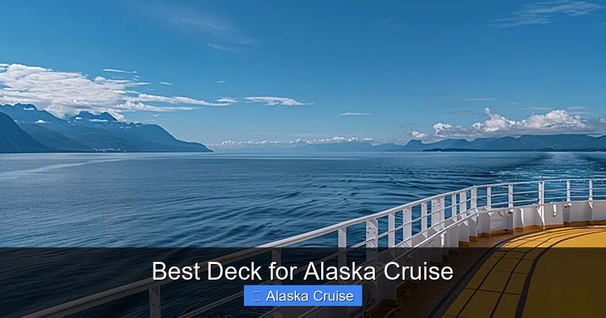 Best Deck for Alaska Cruise